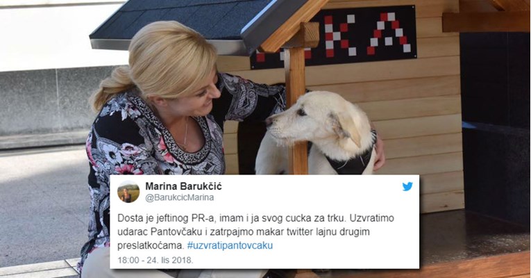 Tviteraši uzvratili Kolindi zbog fotki s kujicom Kikom: "Dosta je jeftinog PR-a"