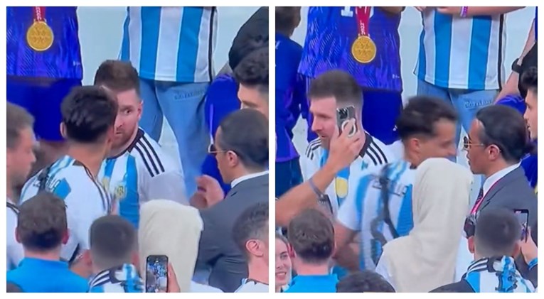 Pogledajte kako je Messi otpilio Salt Baea tijekom proslave naslova na SP-u