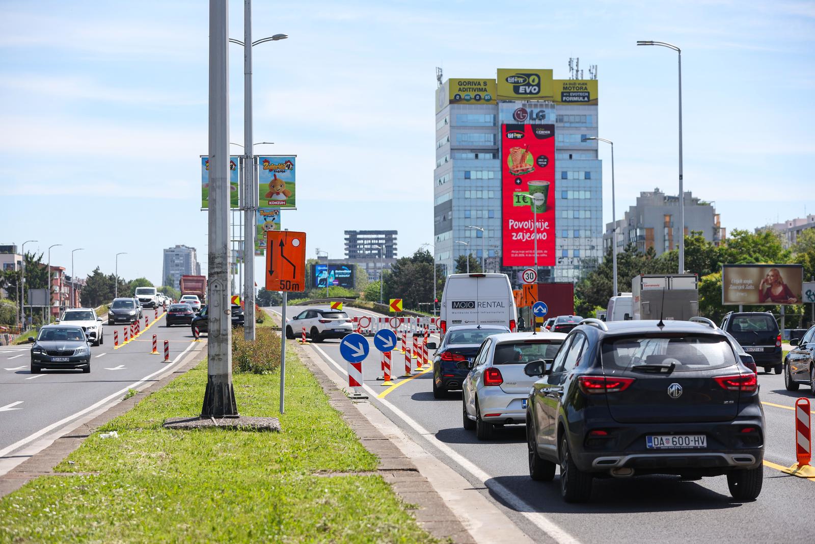 VIDEO I FOTO Počeli veliki radovi na jednoj od glavnih prometnica u Zagrebu, gužve su