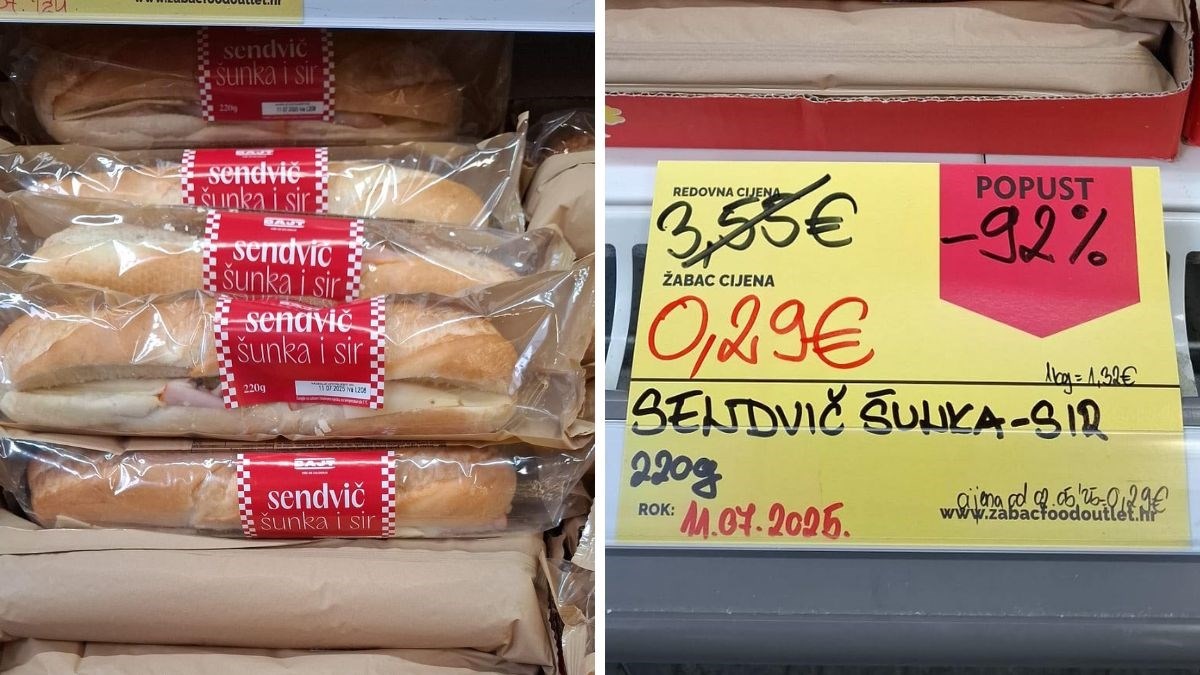 Žabac prodaje sendviče za 0,29 eura. "Ne znamo jesu li s koncerta Thompsona"