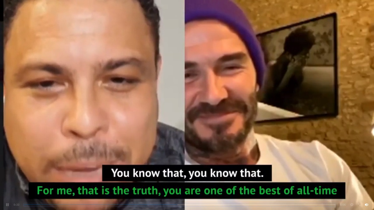 Beckham na rubu suza na riječi pravog Ronalda: Zašto mi nisi vjerovao, morao si!