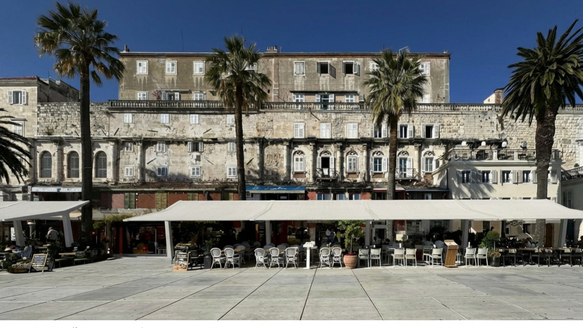 Splitska Riva ide u obnovu nakon 20 godina. Nova rasvjeta, tende i više zelenila