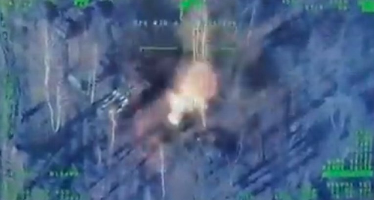 VIDEO Nova ukrajinska snimka, kažu da su razorili još jedan ruski bacač raketa