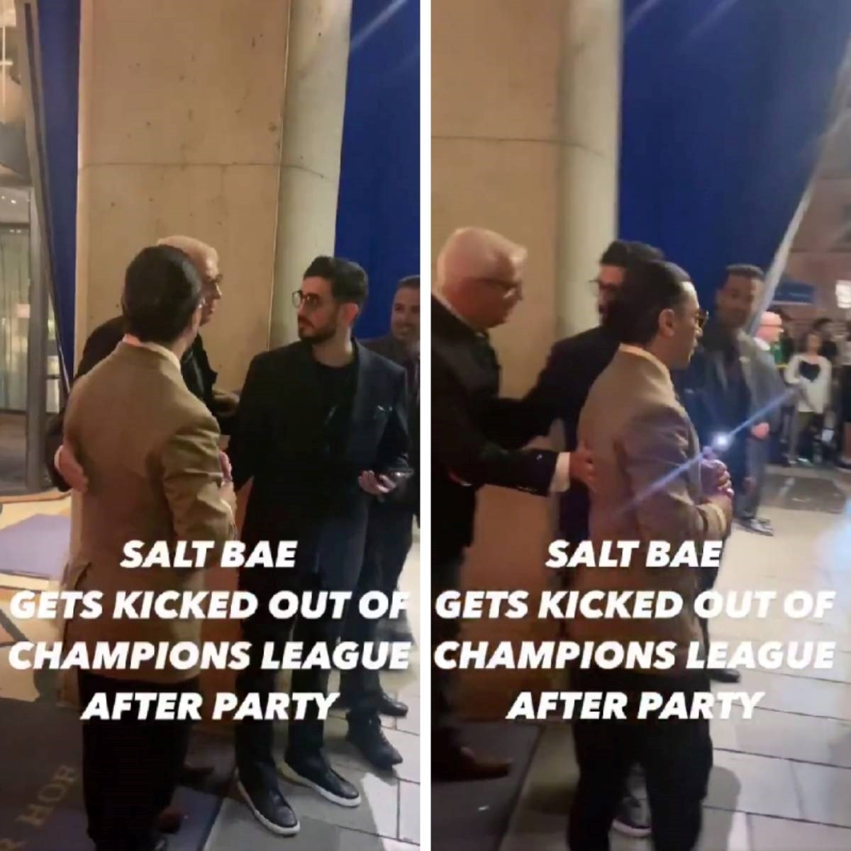 Kruži snimka na kojoj Salt Baea tjeraju s afterpartyja Lige prvaka. Oglasio se i on