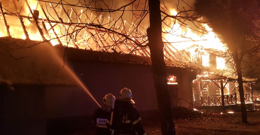 VIDEO Objavljena snimka požara u Termama Čatež, požar je podmetnut?