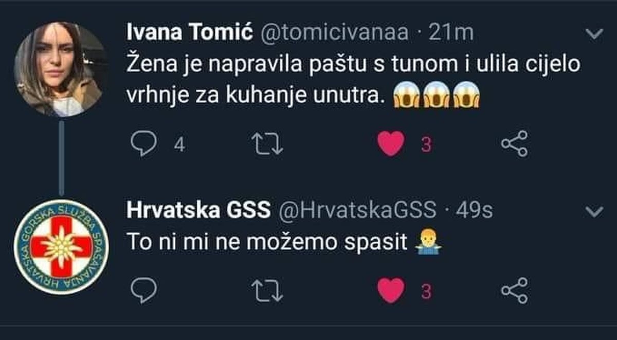 Novinarka podijelila urnebesni odgovor HGSS-a: "To ni mi ne možemo spasiti"