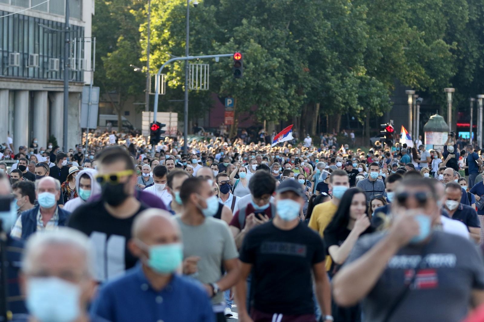 Srpska premijerka: Donijeli smo nove mjere za Beograd, prva je zabrana okupljanja