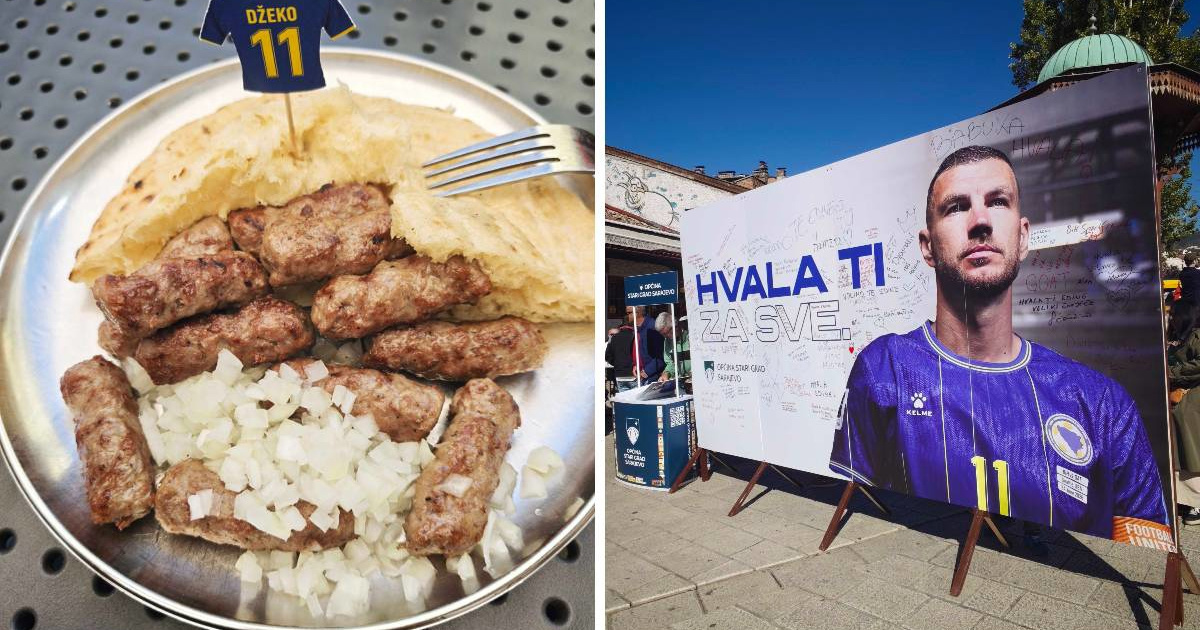 Sarajevo se oprašta od legende: Jela sam 11 ćevapa, a Džeko me dočekao i uz desert