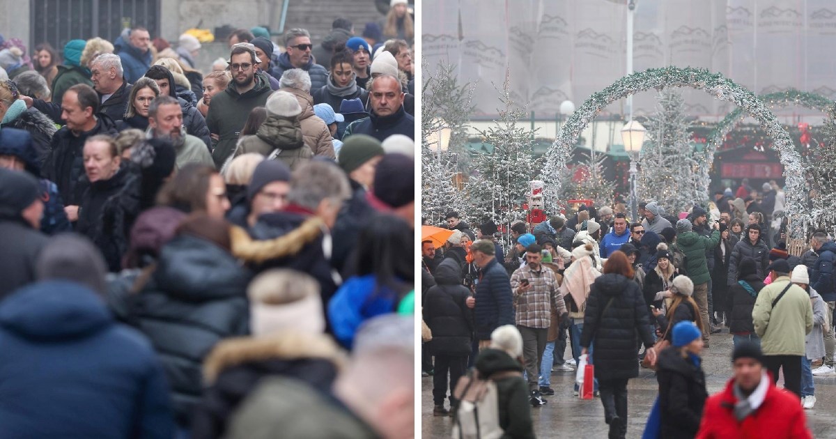 FOTO Pogledajte gužve u centru Zagreba tijekom Adventa