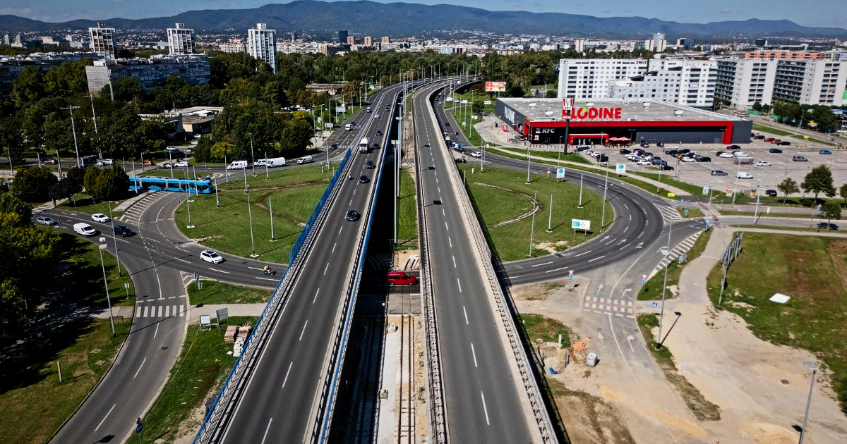 Pogledajte iz zraka kako napreduju radovi na važnoj cesti u Zagrebu