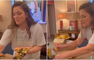 "Jednostavno je pojedi": Drew Barrymore uznemirila ljude načinom na koji jede pizzu