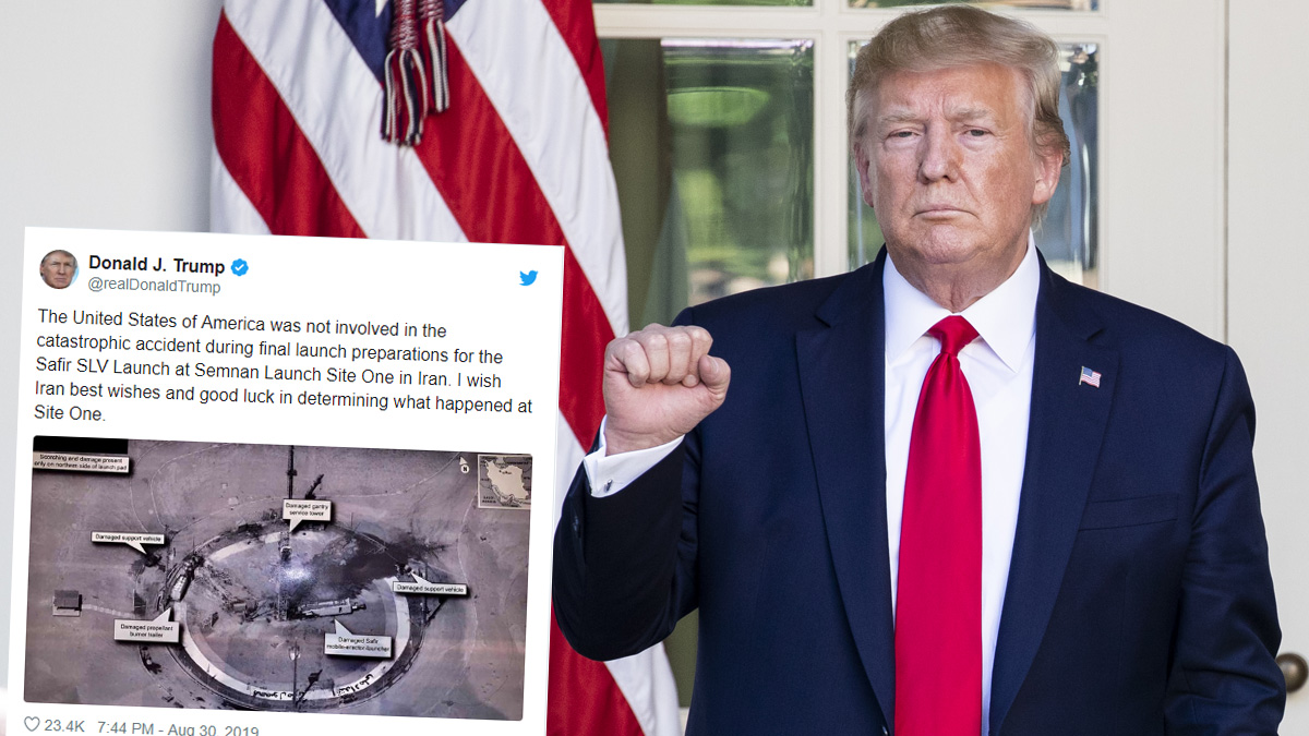 Trump kaže da Amerika nema veze s neuspjehom lansiranja iranskog satelita