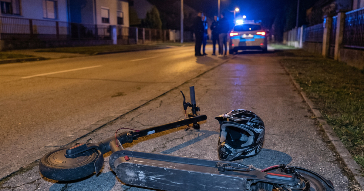 16-godišnjak pao s električnog romobila. Teško se ozlijedio