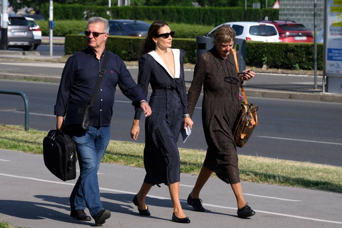 Tatjana Dragović i Goran Ivanišević na sudu u Zagrebu, on je tuži za 2.4 mil. eura