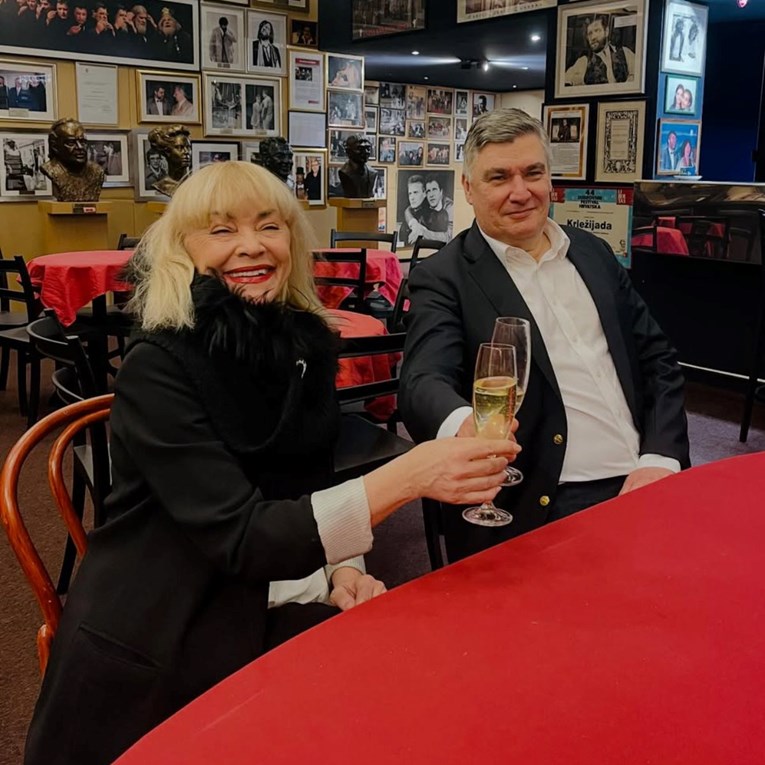 Anja Šovagović Despot nazdravila s Milanovićem: "Hvala predsjedniče"