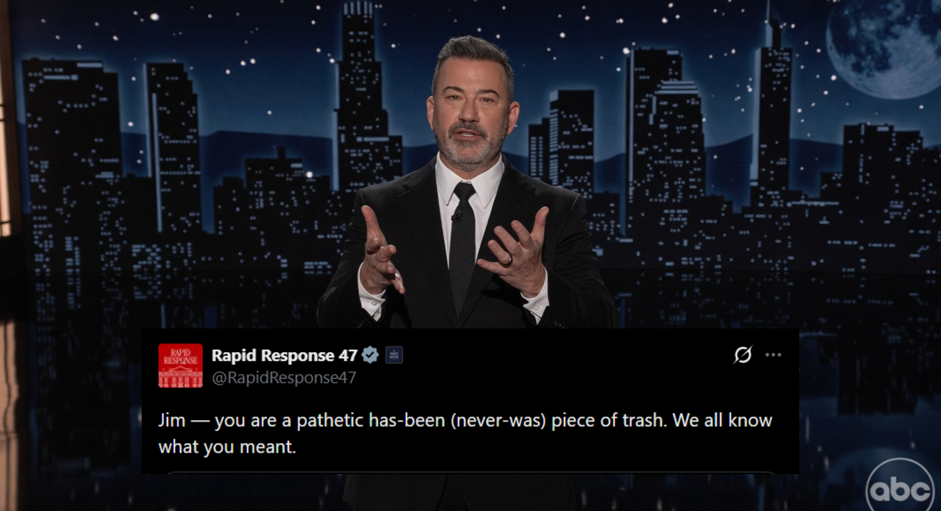 Službeni account Bijele kuće Kimmelu: Ti si obično smeće