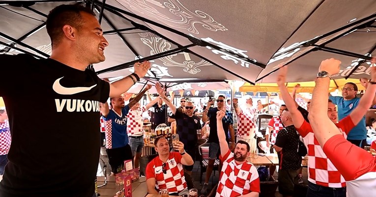 Pogledajte kako su hrvatski navijači pjevali Bojnu Čavoglave u Rotterdamu