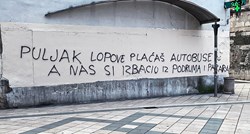 FOTO U Splitu osvanuli grafiti protiv Puljka, Ivoševića i Milanovića