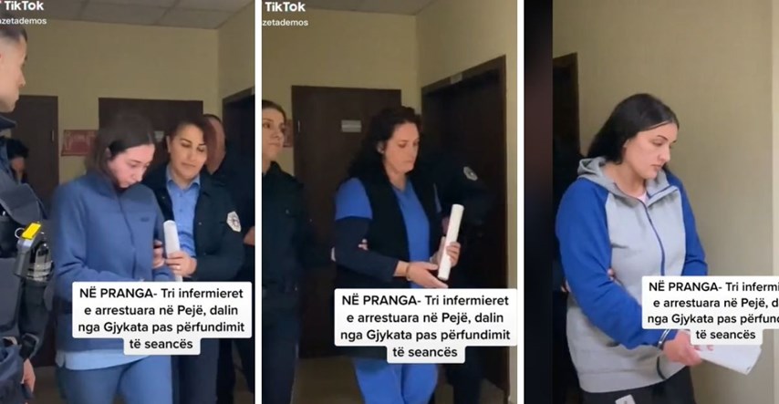VIDEO Pritvorene medicinske sestre koje su šamarale baku u domu za starije na Kosovu