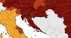 Hrvatska ostala tamnocrvena na ovotjednoj ECDC-ovoj korona-karti