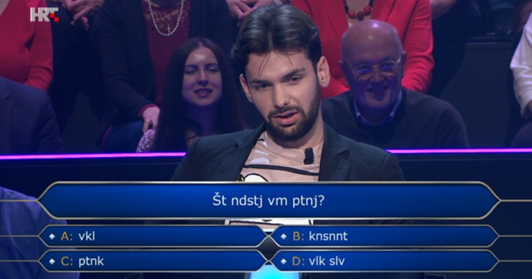 Natjecatelj Milijunaša pao na prvom pragu, gledatelji negoduju: Kakvo je ovo pitanje?