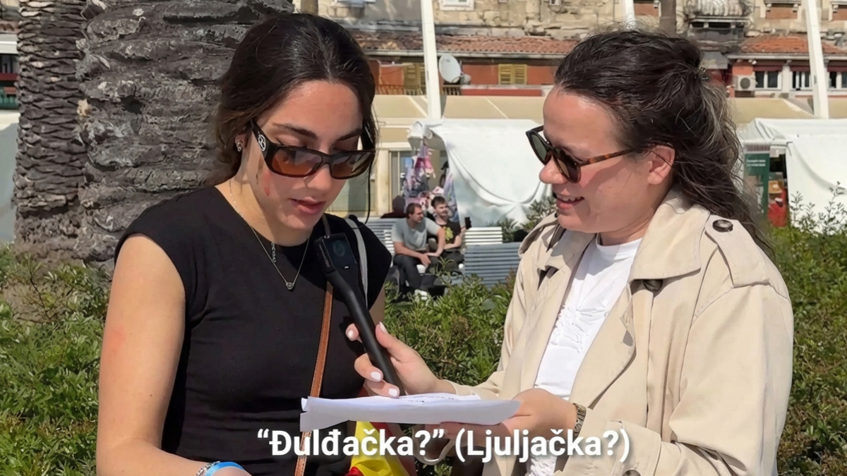 Pitali smo turiste da pročitaju hrvatske riječi. Jedna ih je posebno namučila