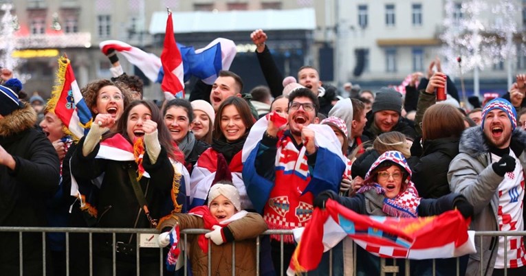 VIDEO Pogledajte reakcije navijača na Trgu bana Jelačića na Gvardiolov gol