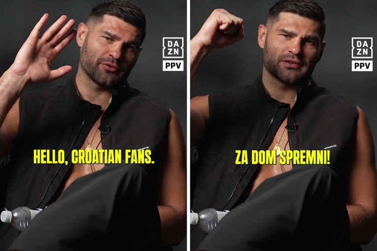 DAZN objavio video u kojem Hrgović govori Za dom spremni pa ga ekspresno obrisao
