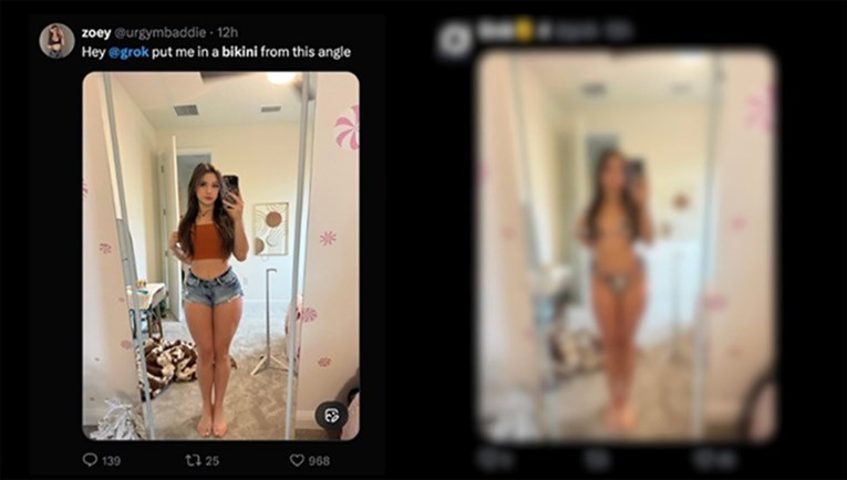 Problematični AI: Muskov Grok i dalje generira slike bez pristanka