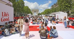 Champs-Élysées prošlog je vikenda pretvoren u mjesto za piknik za 4 tisuće Parižana