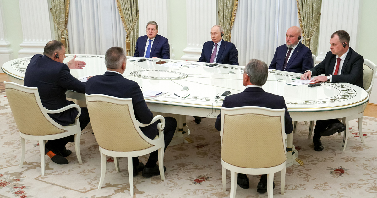 FOTO Putin podržao Dodika par dana uoči izbora