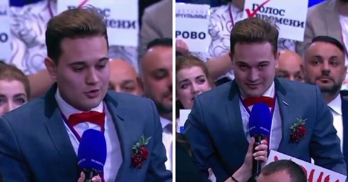 Tip zaprosio djevojku pred Putinom. Komentari su sve