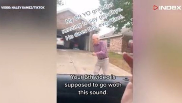 Video djeda koji trči pozdraviti unuku rasplakao je tisuće ljudi na internetu