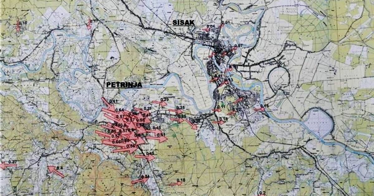 Službeni podaci: Potres je pomaknuo Sisak i Petrinju do 86 centimetara