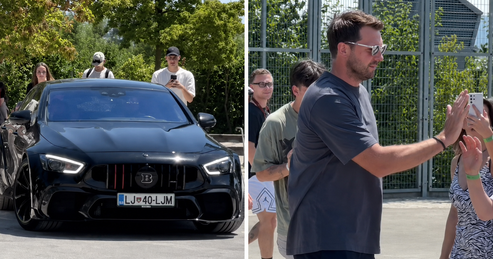 VIDEO Dončić u automobilu od 600 tisuća eura ušao u teren