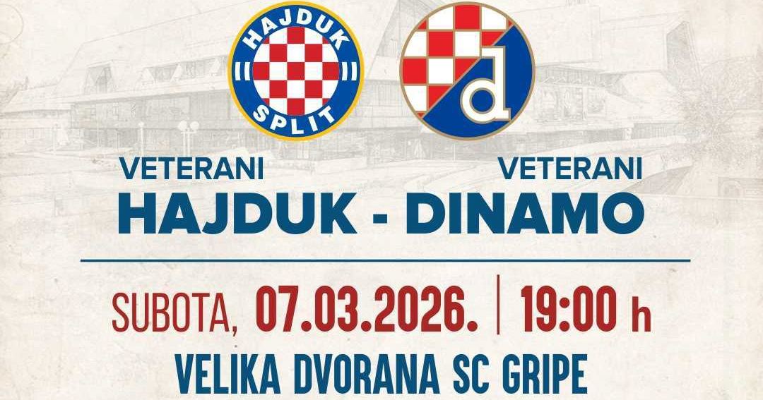 Veterani Dinama i Hajduka dan uoči derbija igraju humanitarnu utakmicu