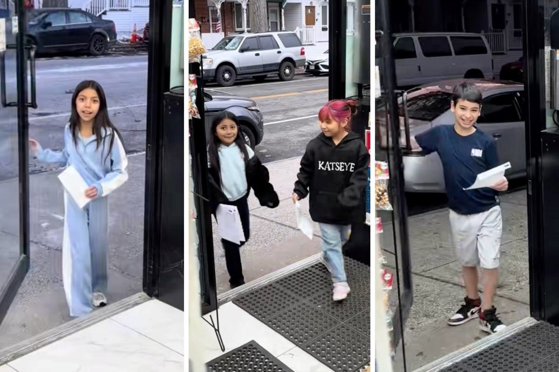 Djeca vlasniku dućana u New Yorku pokazuju ocjene, on ih nagradi novcem i slatkišima
