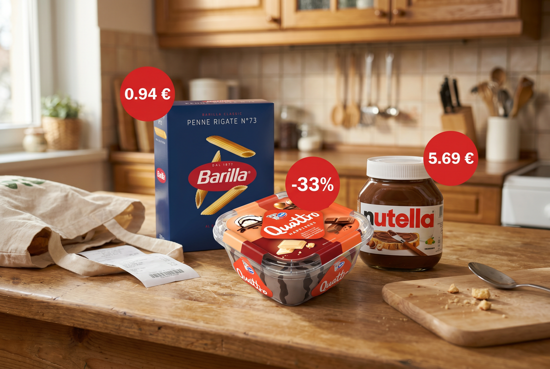 Barilla ispod 1 €, maslinovo ulje za 5 €, Nutella 750 g za manje od 6 €
