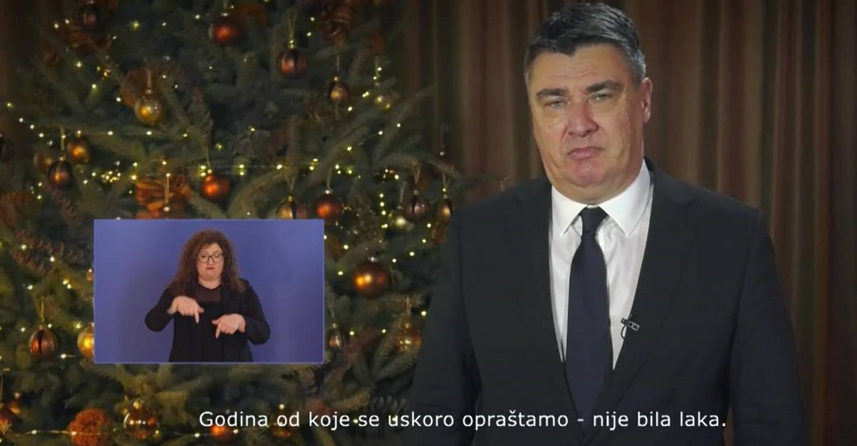 VIDEO Ovo je Milanovićeva božićna čestitka: Schengen i euro ne mogu prekriti probleme
