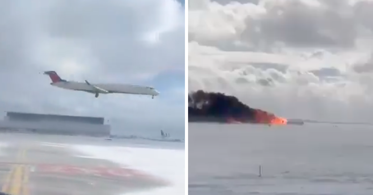 VIDEO Pogledajte kako se putnički avion preokrenuo pri slijetanju u Toronto