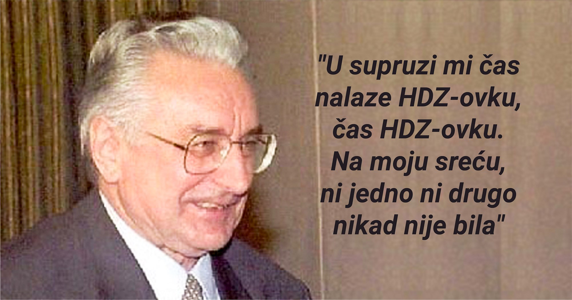 Premijer usporedio HDZ-ovce sa Židovima i Srbima. Ovako po njemu glasi izjava Tuđmana