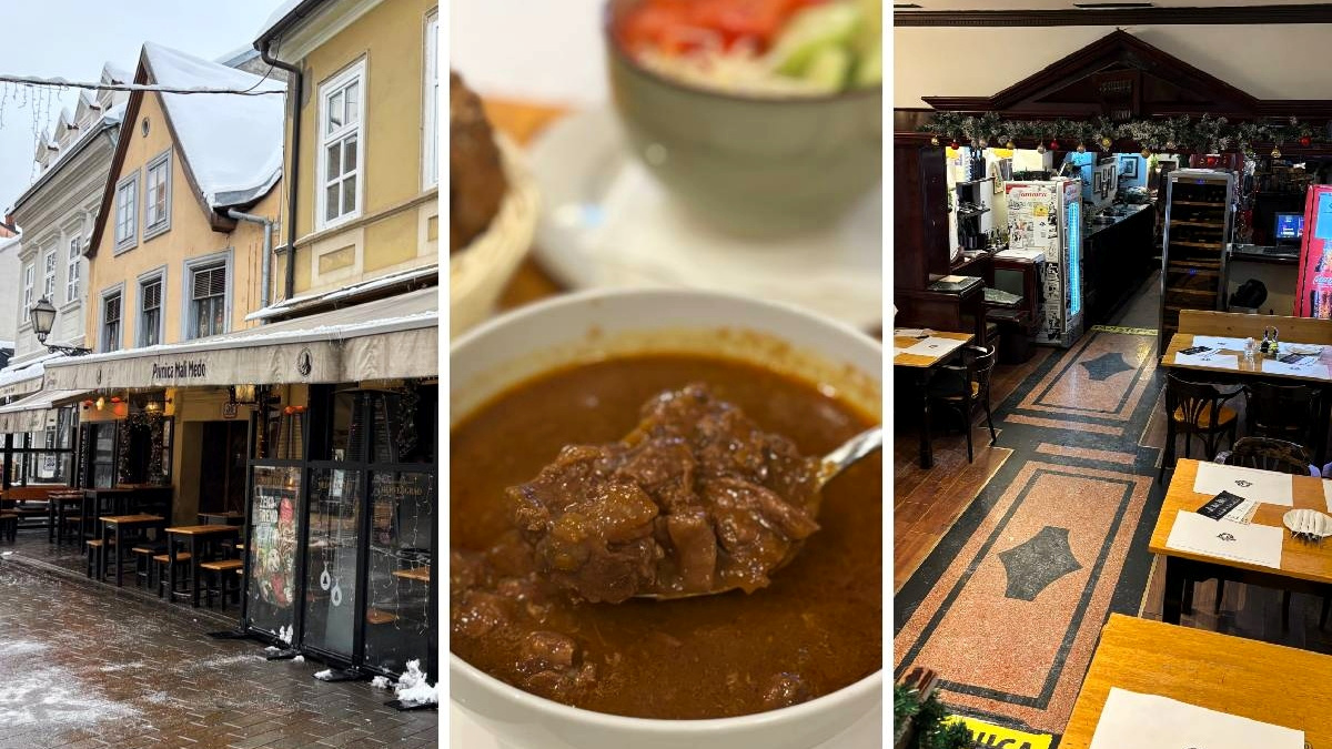 Ručala sam u poznatoj pivnici u strogom centru Zagreba. Cijena gulaša kao u Austriji