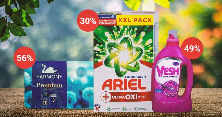 Index šoping-lista: Našli smo deterdžente za rublje na odličnom popustu