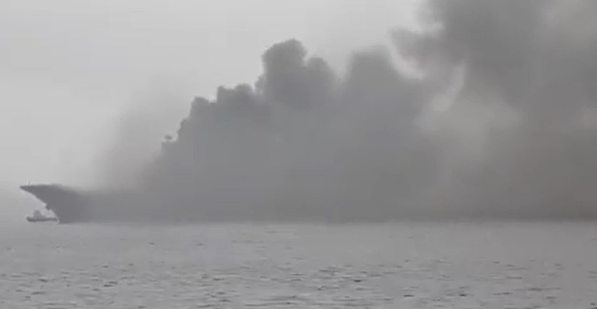 Požar dva dana uništavao jedini ruski nosač aviona, dvoje mrtvih