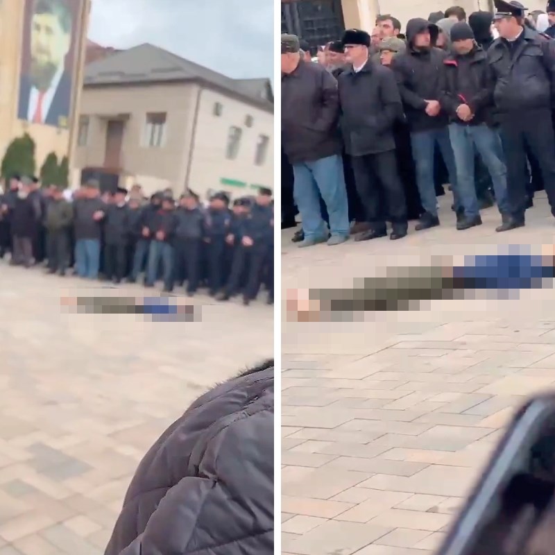 Na trgu u Čečeniji izložili tijelo mladića koji je napao policiju