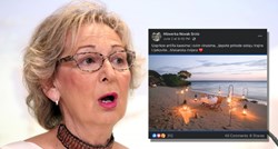 Hloverka Novak Srzić promovira Makarsku slikom plaže iz Mozambika