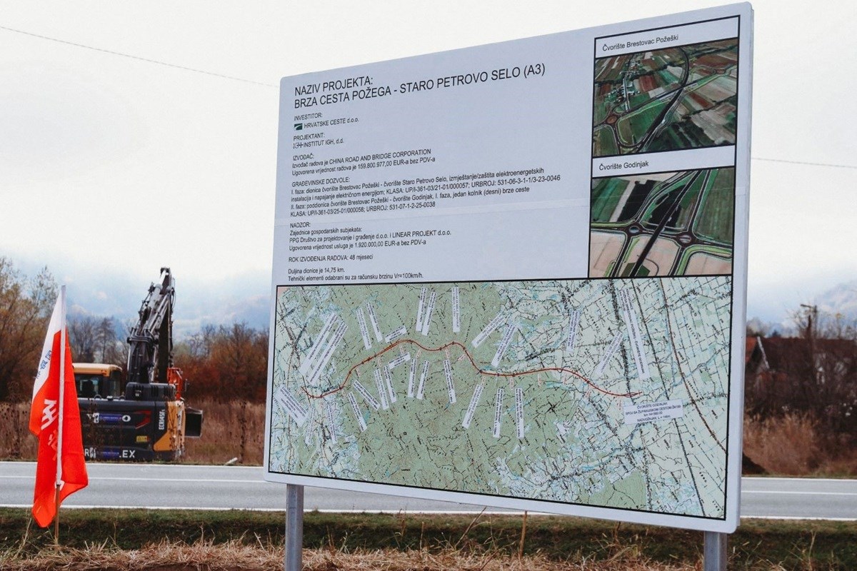 Počinje gradnja brze ceste kod Požege, najskuplji projekt HC-a od Pelješkog mosta