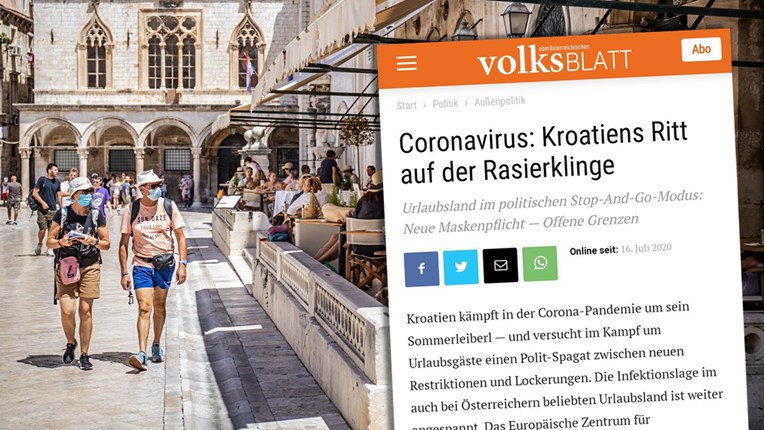 Austrijski list: Hrvatska jaše na rubu oštrice u pandemiji korone