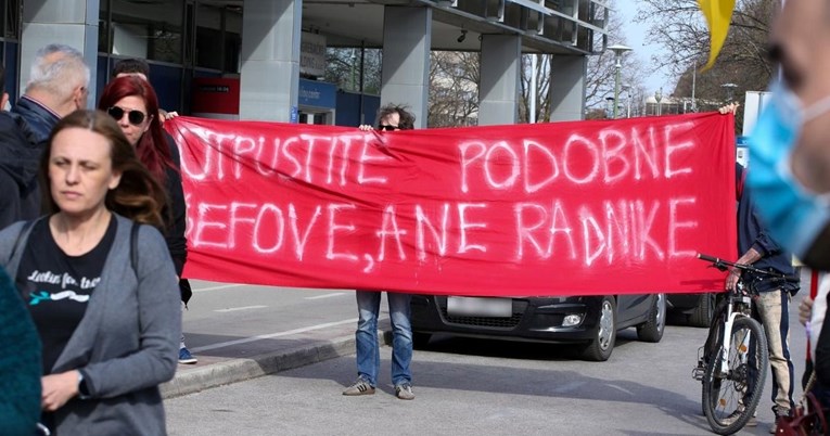 Prosvjednici zatražili smjenu Uprave Zagrebačkog holdinga