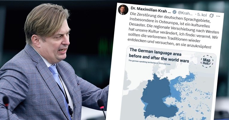 Karta koju je na X-u objavio zastupnik AfD-a izazvala val kritika